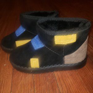 Colorblock Patch Snow Boots